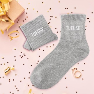 Chaussettes Paillettes Tueuse