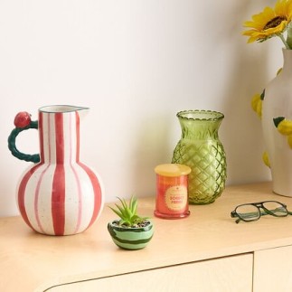 Vase Fruity 25 cm céramique rayé