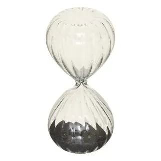 Sablier Sibel 12 cm paillettes strié