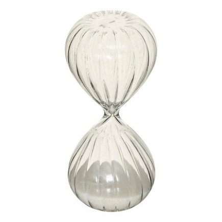 Sablier Sibel 12 cm paillettes strié