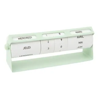 Calendrier Sauv 21 cm métal