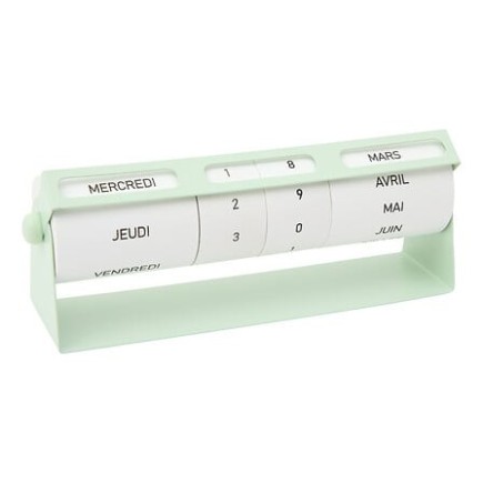 Calendrier Sauv 21 cm métal