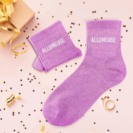 Chaussettes Paillettes Allumeuse