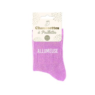 Chaussettes Paillettes Allumeuse