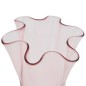 Vase festons Fleur de Rose 23,5cm rose