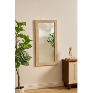 Miroir Anaya 120cm résine effet travertin