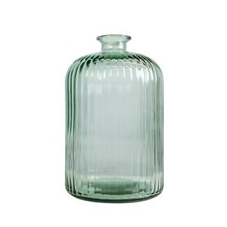 Vase recyclé Luz 23cm vert