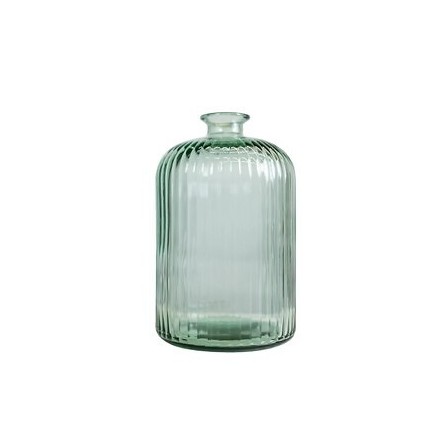 Vase recyclé Luz 23cm vert