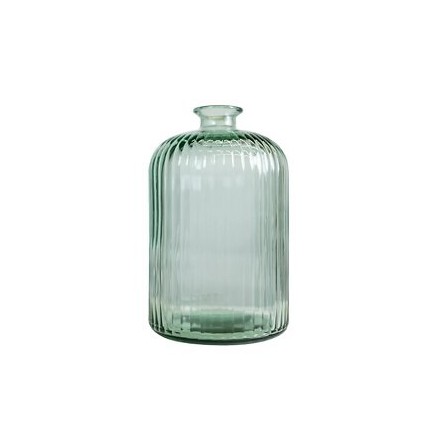Vase recyclé Luz 23cm vert
