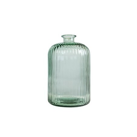 Vase recyclé Luz 23cm vert