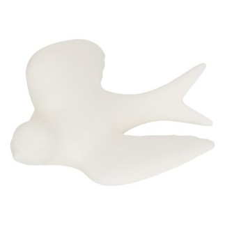 Lot de 3 déco murales Annie oiseau blanc