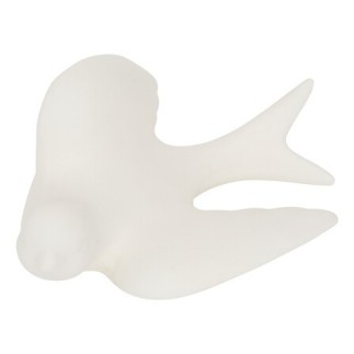 Lot de 3 déco murales Annie oiseau blanc