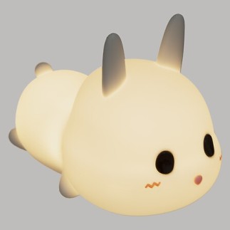 Veilleuse sur batterie lapin 11 cm