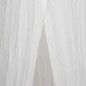 Ciel de lit double gaze de coton blanc