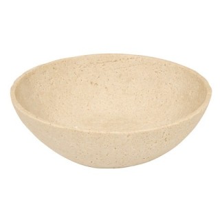 Coupe Travi 24,5cm résine beige