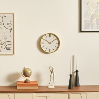 Horloge Nathalie 29cm effet marbre