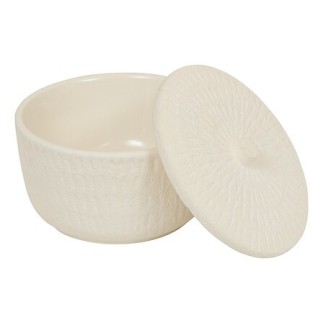 Boîte Sien 15,5 cm céramique blanc