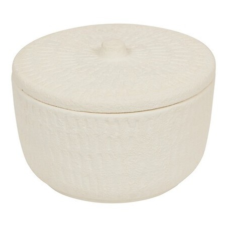 Boîte Sien 15,5 cm céramique blanc