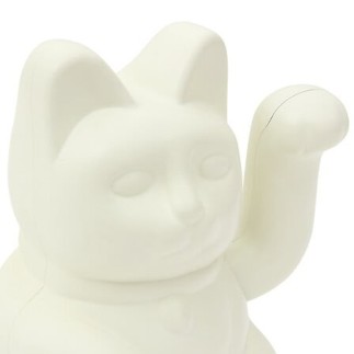 Chat porte-bonheur Lucky 15 cm résine