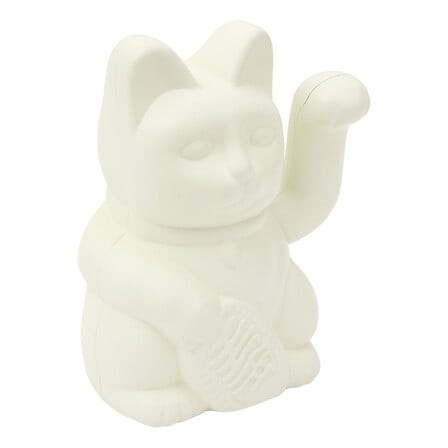 Chat porte-bonheur Lucky 15 cm résine