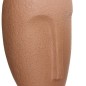 Visage déco Sien 24,5cm résine terracotta