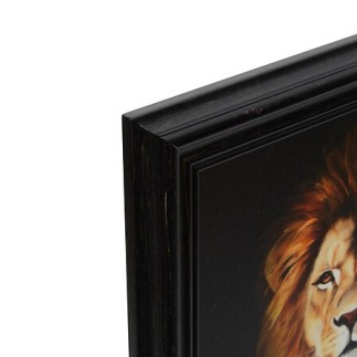 Toile imprimée lion 30x40cm