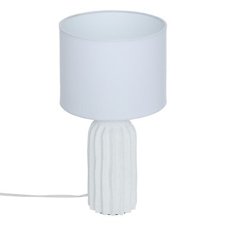 Lampe Fernan 36cm béton blanc