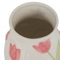 Vase Fleur de Rose 21cm céramique tulipes