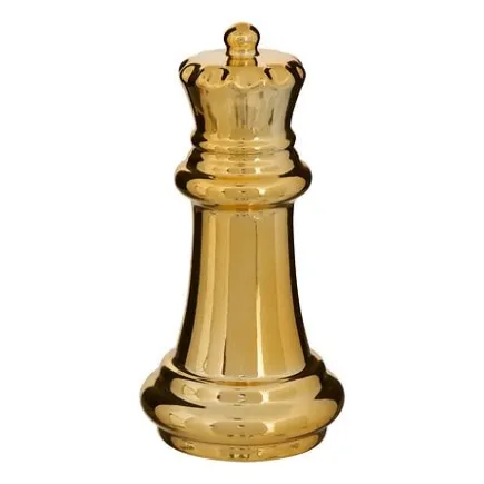 Pièce de jeu d'échec Lola 15cm résine