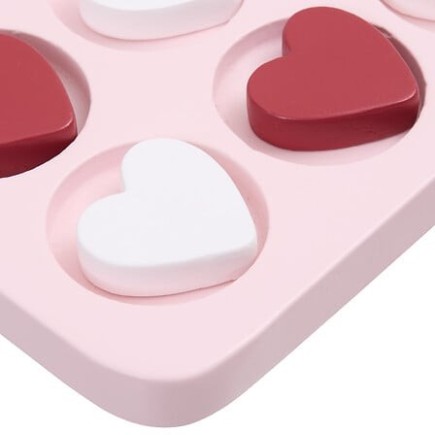 Jeu de morpion Love ciment rose