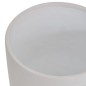 Cache pot visage Pam 17cm céramique blanc