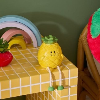 Tirelire Ananas Tutti Frutti 18 cm dolomite