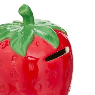 Tirelire Fraise Tutti Frutti 18 cm dolomite