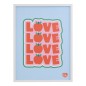 Tableau imprimé encadré Chachapop Love Pomme