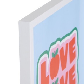 Tableau imprimé encadré Chachapop Love Pomme