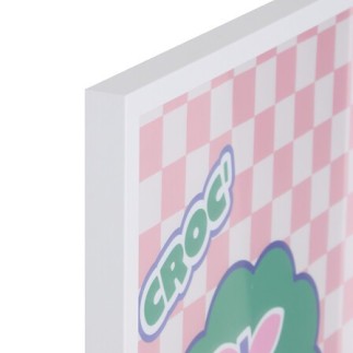 Tableau imprimé encadré Chachapop Croc Pomme