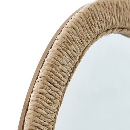 Miroir Tilia 31x40cm bois et corde