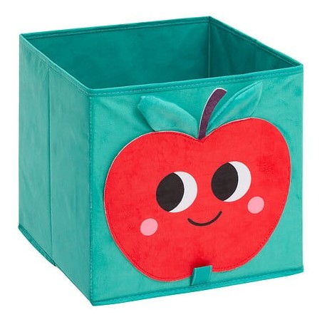 Boîte de rangement Chachapop velours pomme