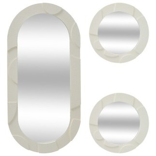 Miroir 3D Anny x3 bois