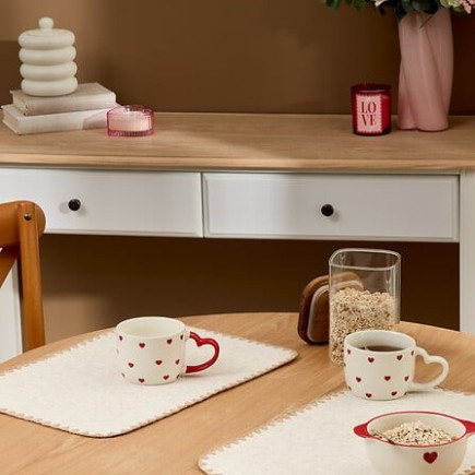 Mug coeur Valentine 36cl