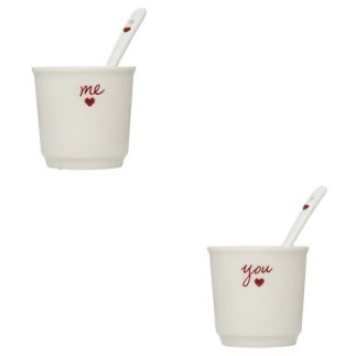 Coffret 2 tasses espresso Valentine 10 cl You & Me
