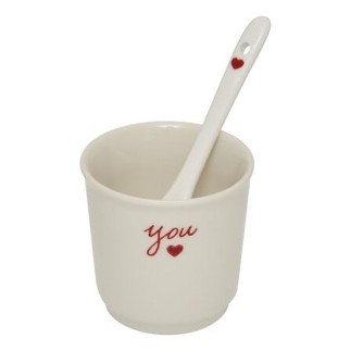 Coffret 2 tasses espresso Valentine 10 cl You & Me