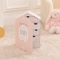 Coffret de naissance souvenirs maison rose