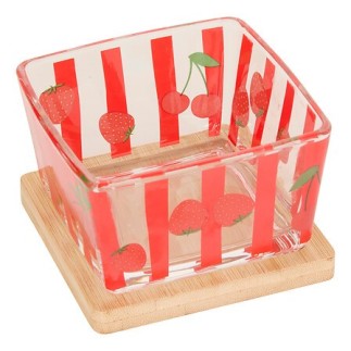 Verrine à tapas Fruity cuillère cerise