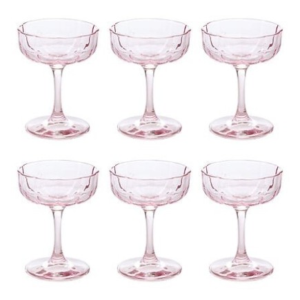 Verres à cocktail Fleur de Rose 15cl