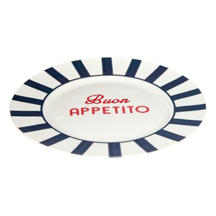 Assiette plate Della Pasta Bon Appetito 27 cm