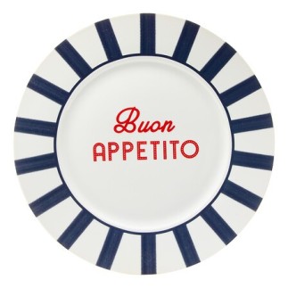 Assiette plate Della Pasta Bon Appetito 27 cm