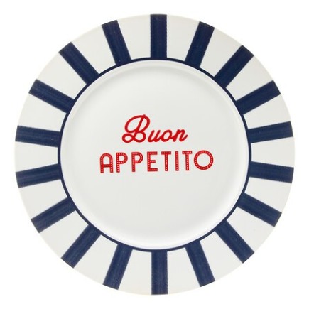 Assiette plate Della Pasta Bon Appetito 27 cm