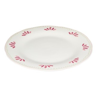 Assiette plate Fleur de Rose 27cm