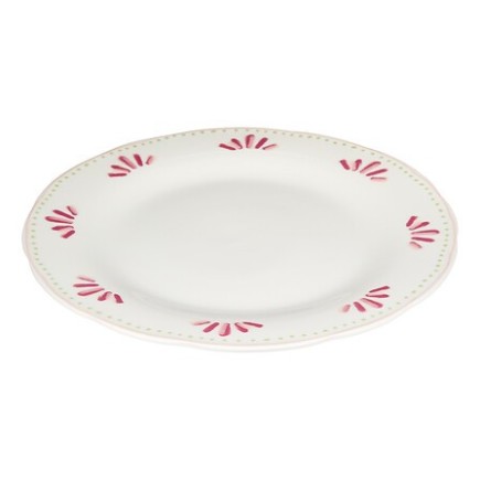 Assiette plate Fleur de Rose 27cm